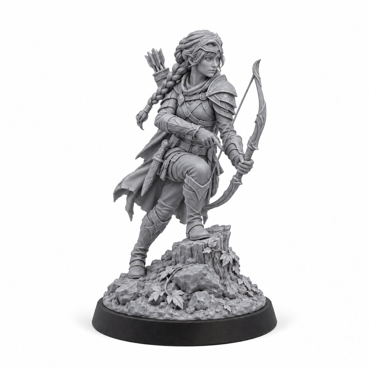 Neris Vale grey resin miniature