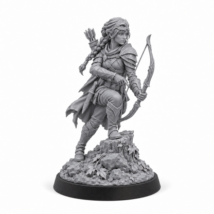 Neris Vale grey resin miniature