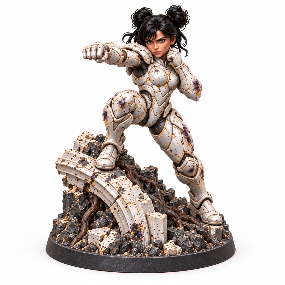 Vega Moonfall Survivor professionally painted miniature reference, front view