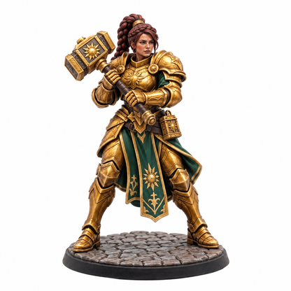 Nyra Bellfire — painted reference; supplied unpainted
