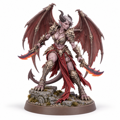 Nyssara Khel painted miniature