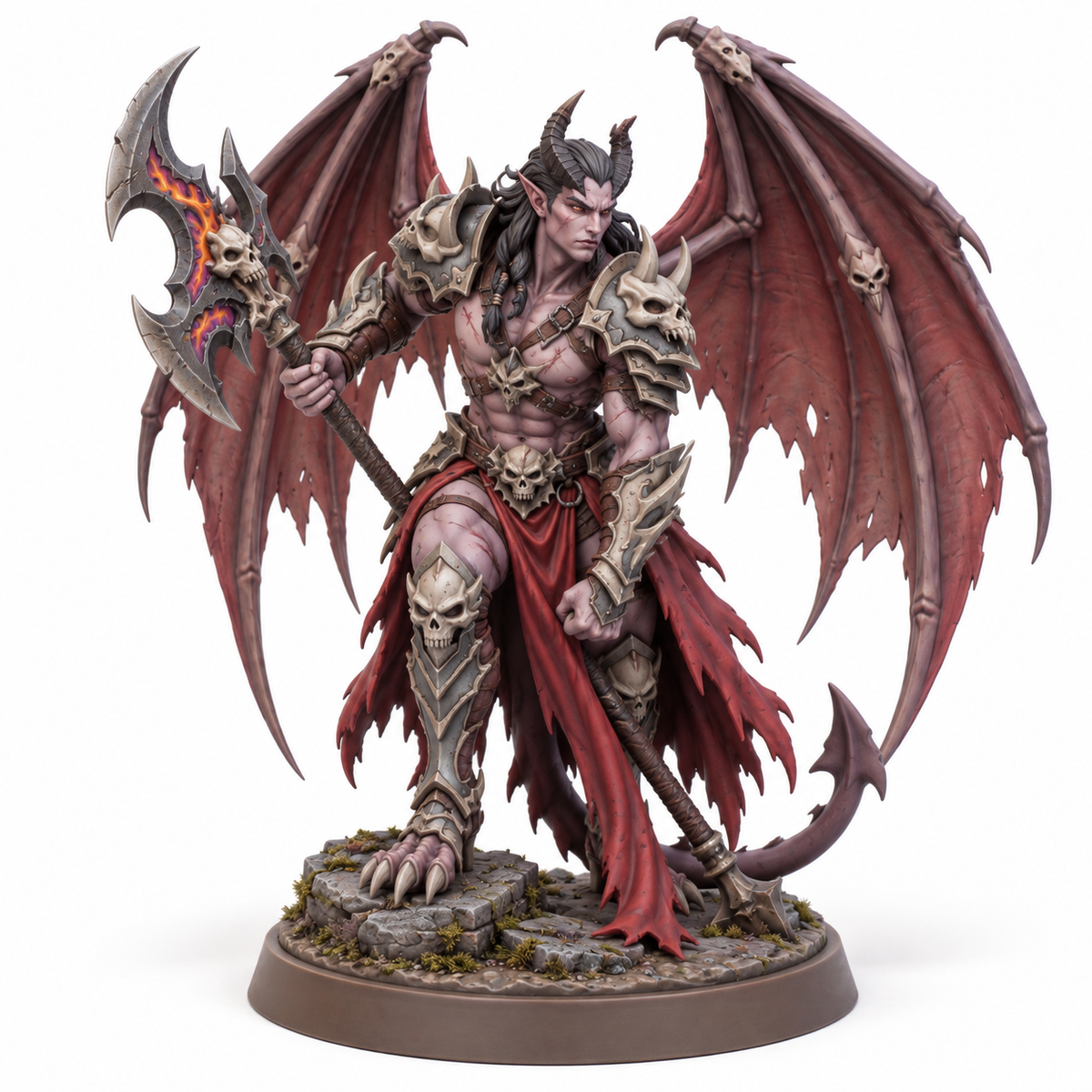 Orvak Drenn painted miniature