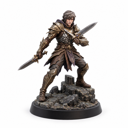 Raven Varo exclusive pose painted miniature