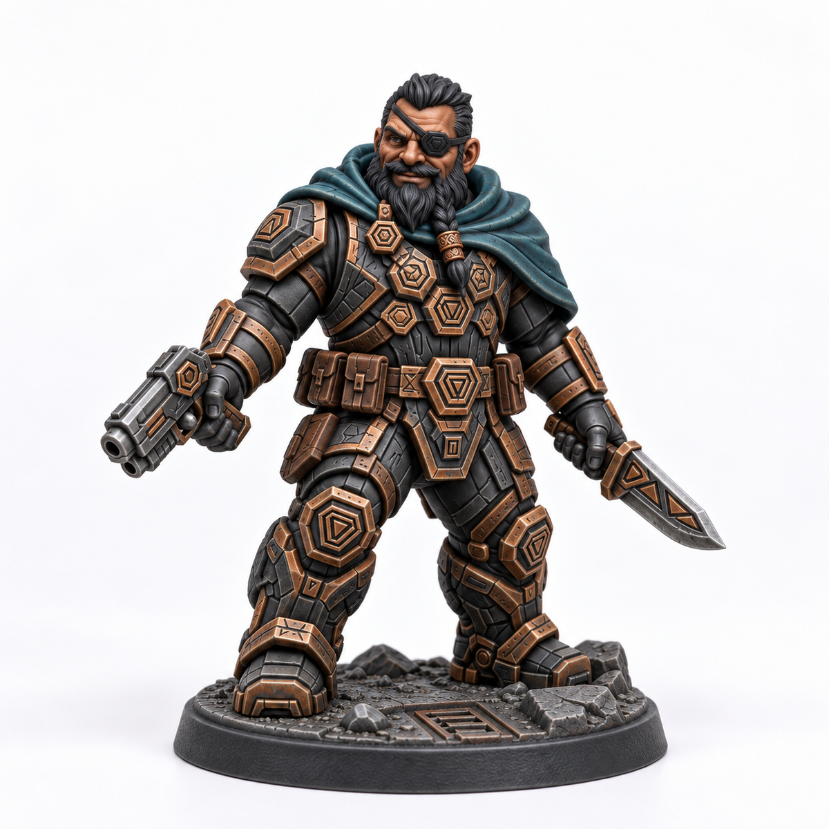 Varek Flintveil — painted design reference