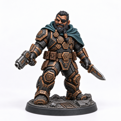Varek Flintveil — painted design reference