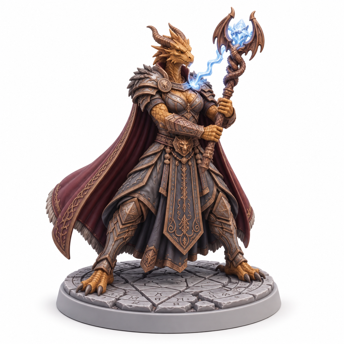 Sahraxis Veil Stormcaller — painted miniature