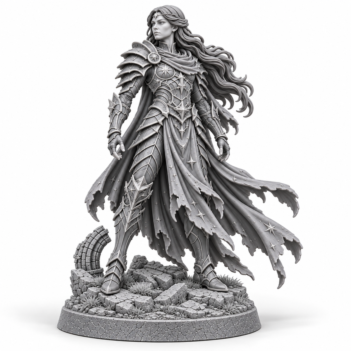 Scorpio — illustrated unpainted resin miniature preview