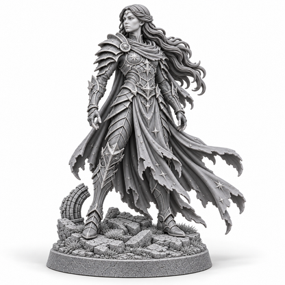 Scorpio — illustrated unpainted resin miniature preview