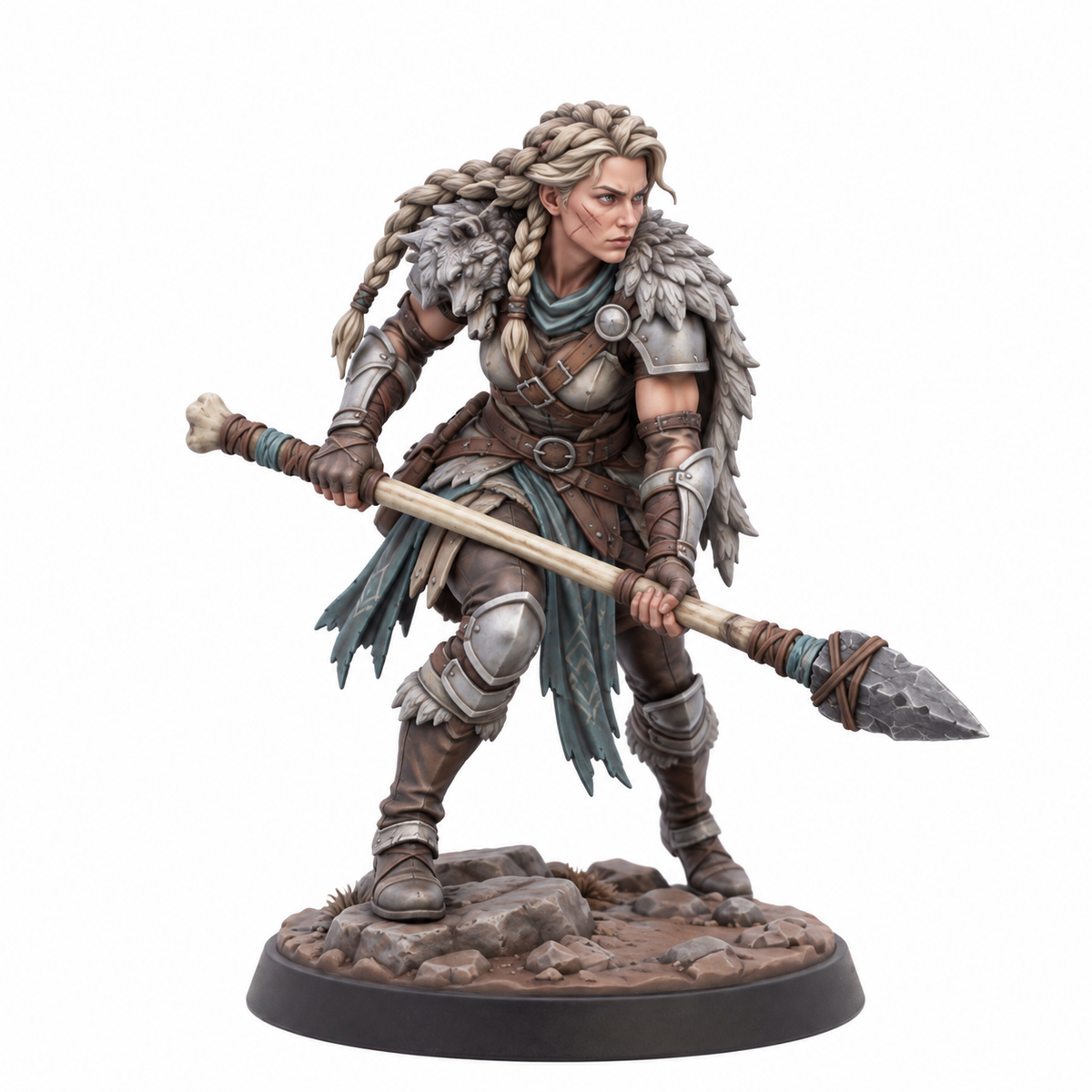 Selyra Ashwolf — painted reference; supplied unpainted