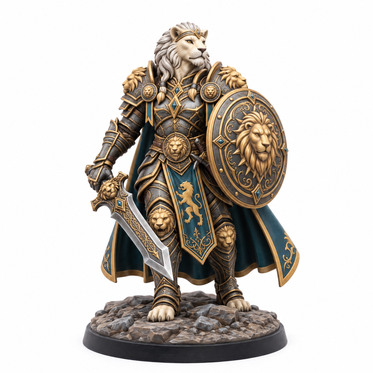 Seraphine Veyr, Dawnblade — painted miniature