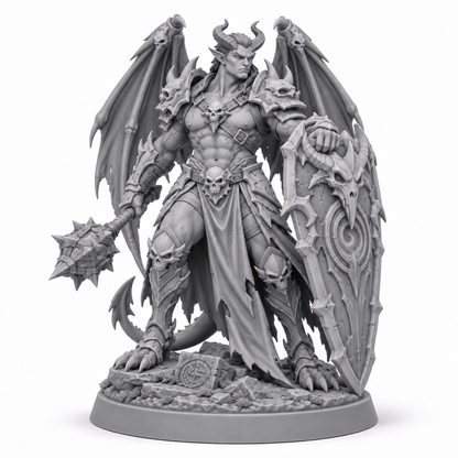 Tharos Veyr grey resin miniature