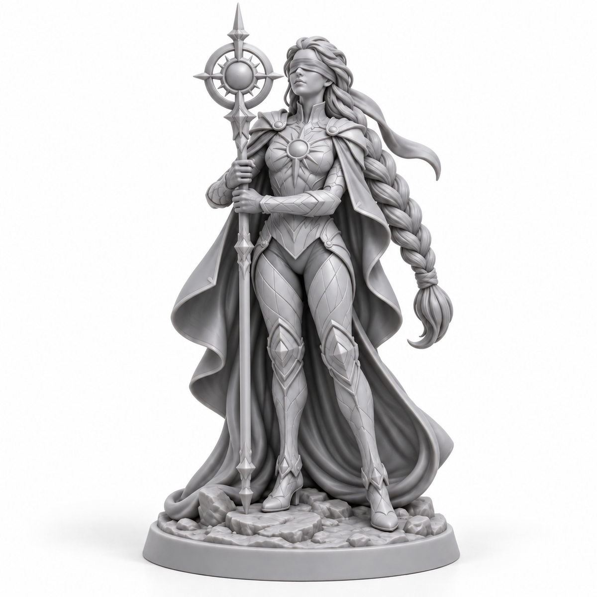 Aevora unpainted grey resin miniature
