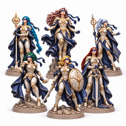The Six Templarias painted miniature bundle square product image