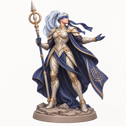 Calystria painted Templaria miniature