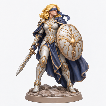 Maelis painted Templaria miniature