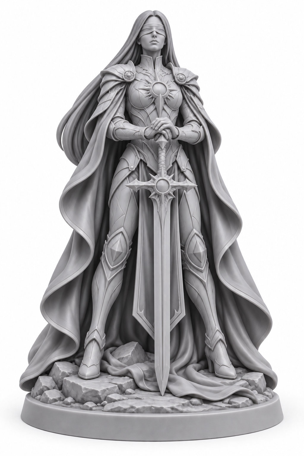 Oria Vey unpainted grey resin miniature