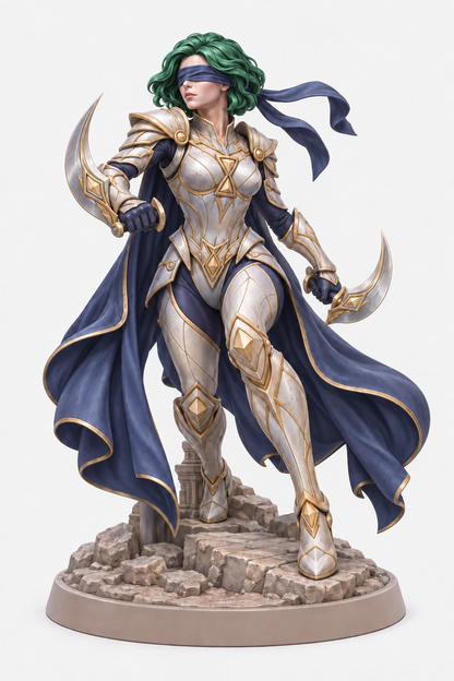 Serathiel painted Templaria miniature