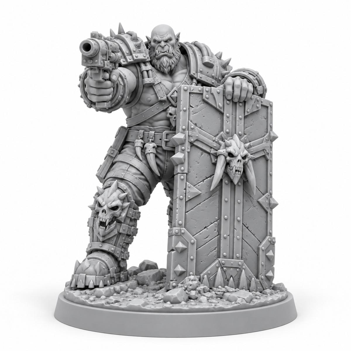 Thokk Veyr Bastion of Ghorvann — grey resin miniature