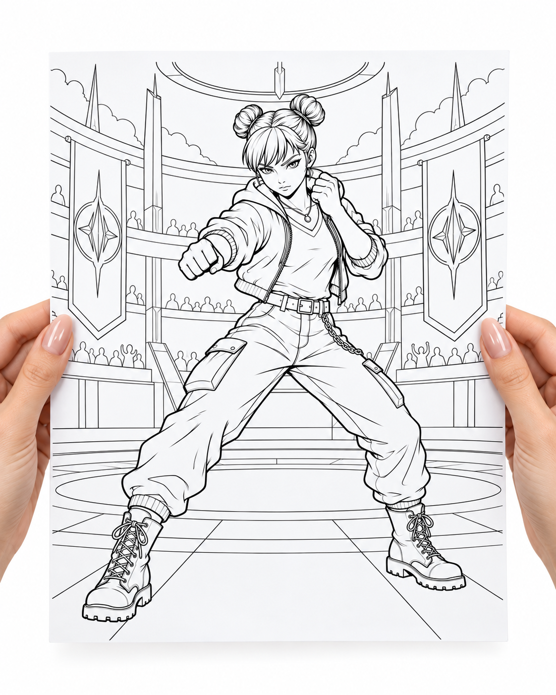 Vega Coloring Character Sheet — preview 3