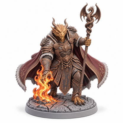 Zarek Ashbound Sorcerer — bundle-exclusive painted miniature